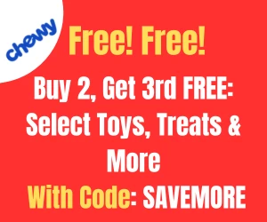 Buy 2, Get 3rd Free toys, treats & mor